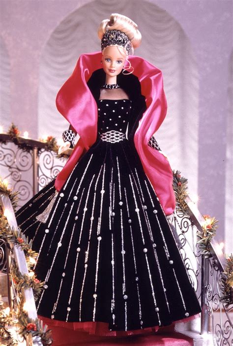 1998 barbie|1998 barbie holiday doll.